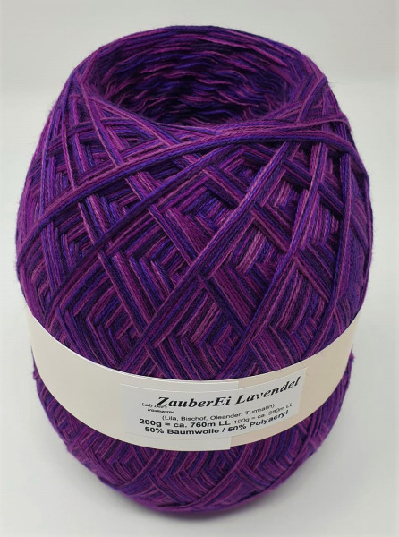 Lady Dee's ZauberEi - Lavendel - 200g - 4fädig