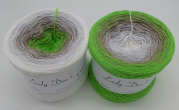 Lace Yarn - green melted - Lady Dee´s Traumgarne Export