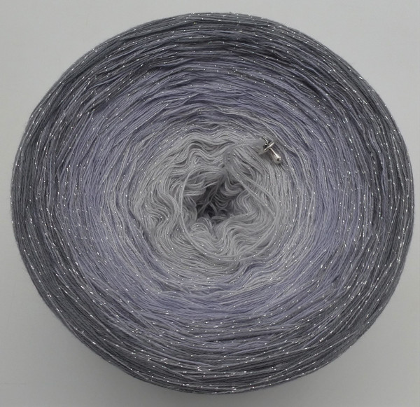 Lady Dee's Silbermond mit Glitzer (4fädig) (A96)