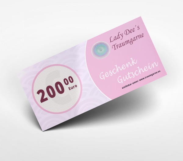 Geschenkgutschein 200