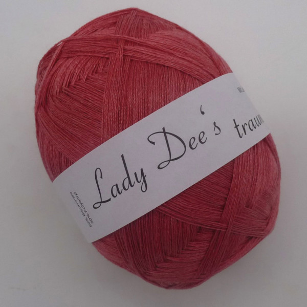 Lace Garn - Rot Meliert -