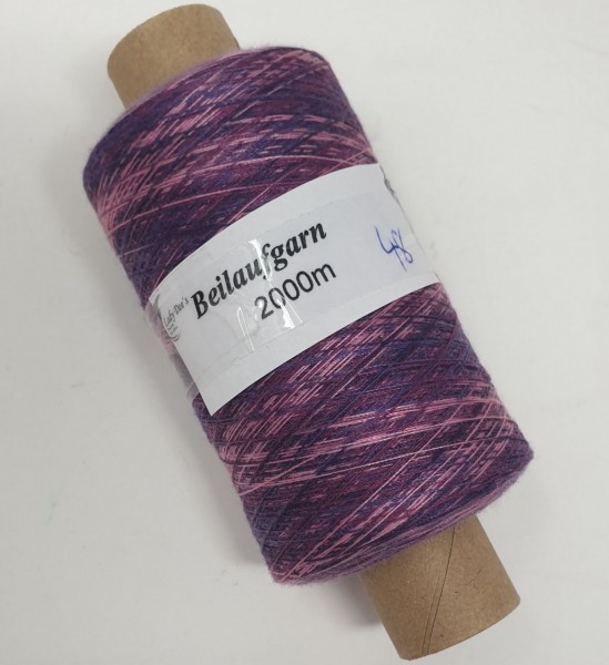 Zartes Regenbogen Beilaufgarn Multicolore (vino) - 2000m