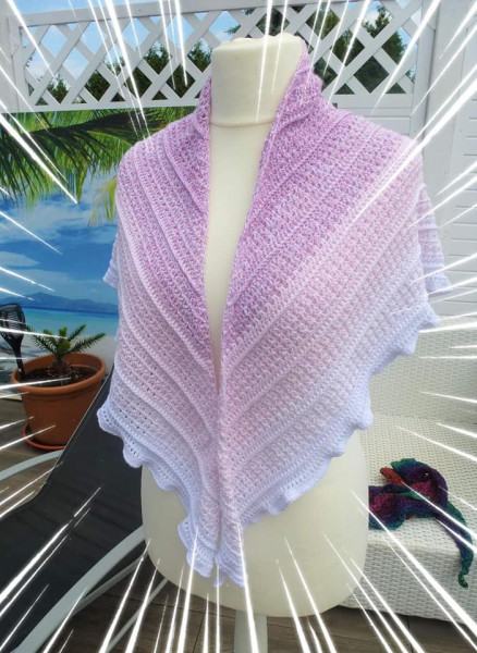 Häkelanleitung Triangle Shawl Beate von Ursula Deppe-Krieger