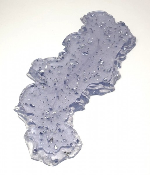 Modernes Tablett aus Epoxidharz